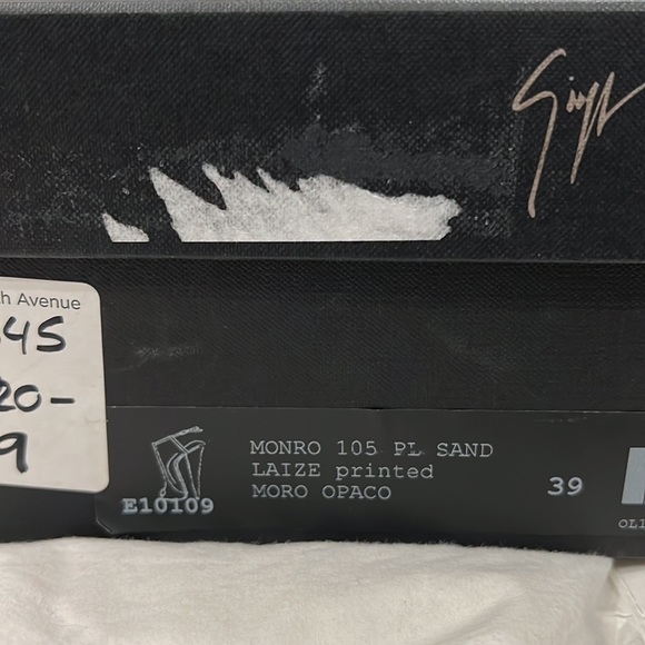 Giuseppe zanotti design. Size 39. Platform 105. Worn twice. Brown w/ gold heel - Picture 6 of 8